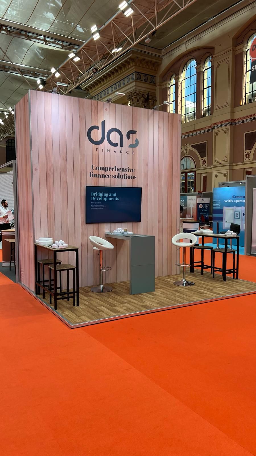 Mortgage broker shows clients contract